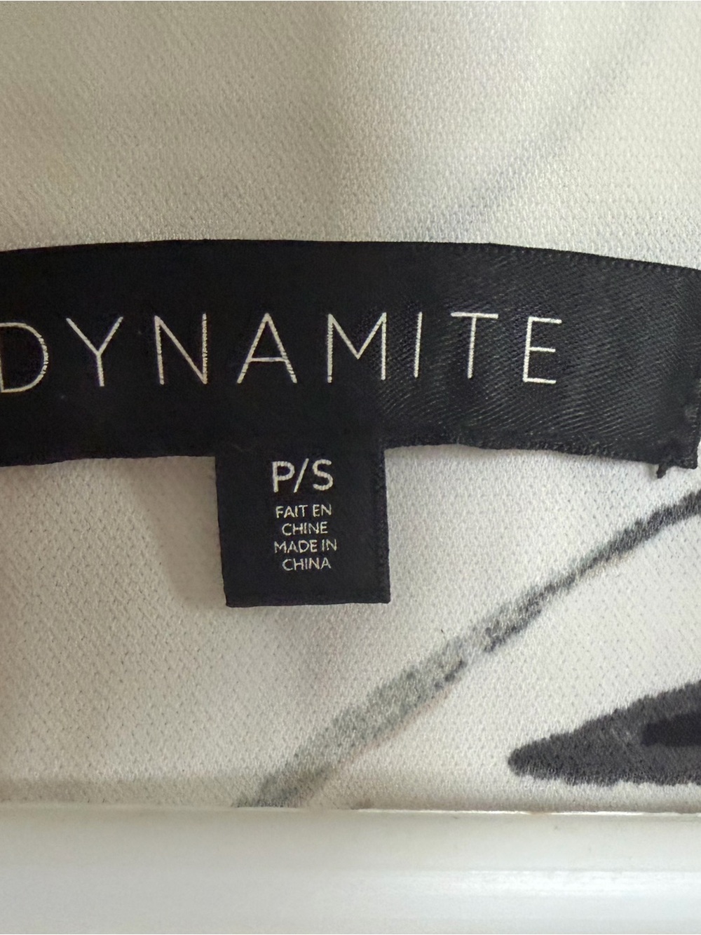 Dynamite Cream Floral V-Neck Drawstring Mini Dress - Picture 2 of 5
